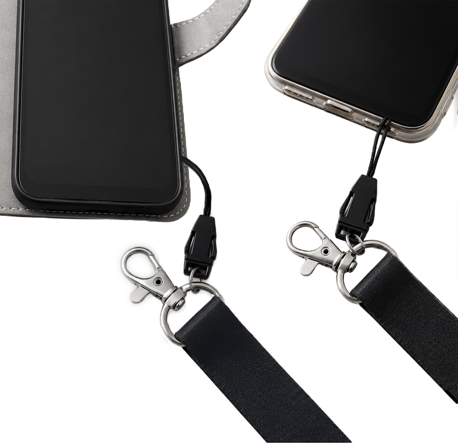 Le support pour téléphone Senifone avec lanière.
